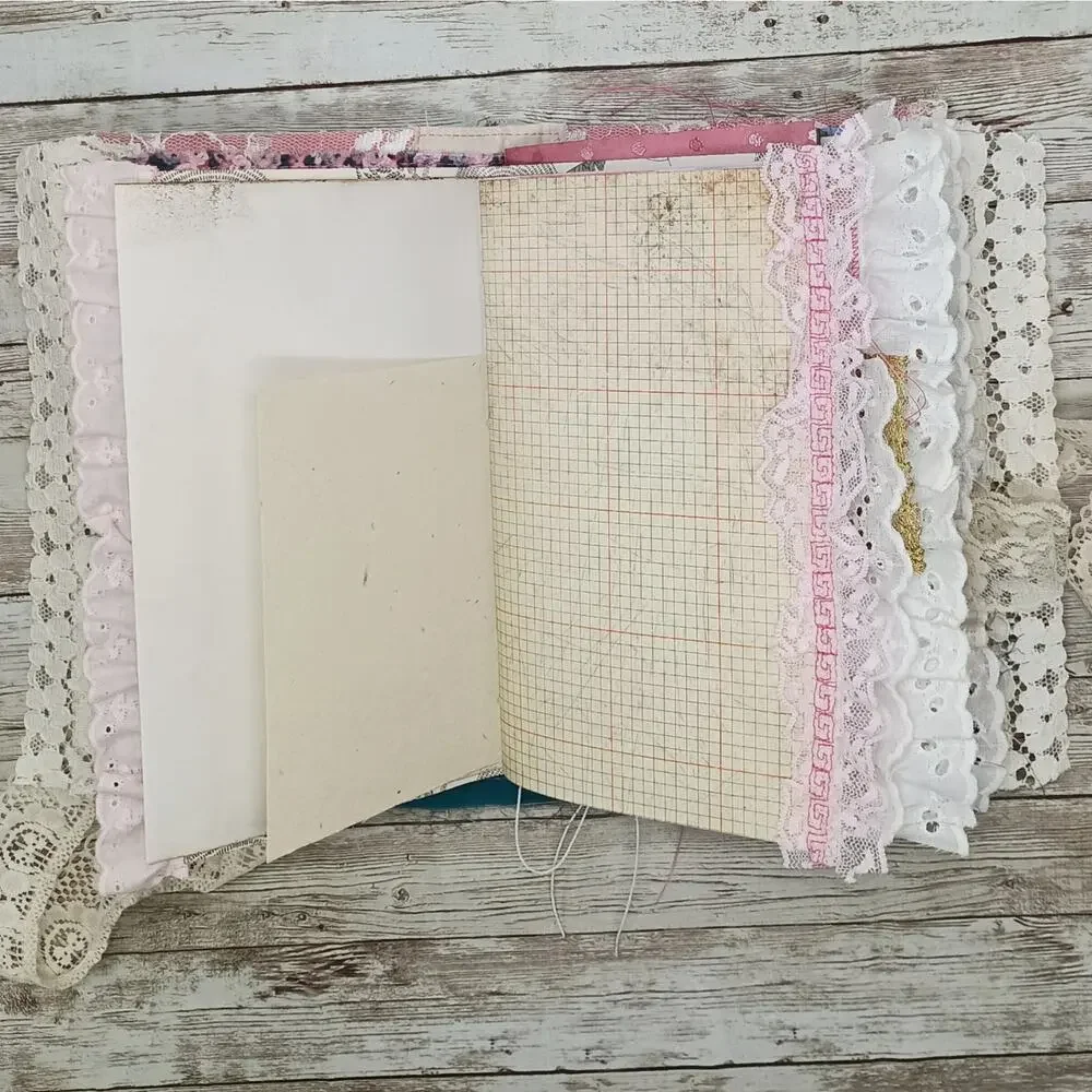 Pink Embellished Junk Journal: Flowers, Birds and Butterflies (Lifetime)